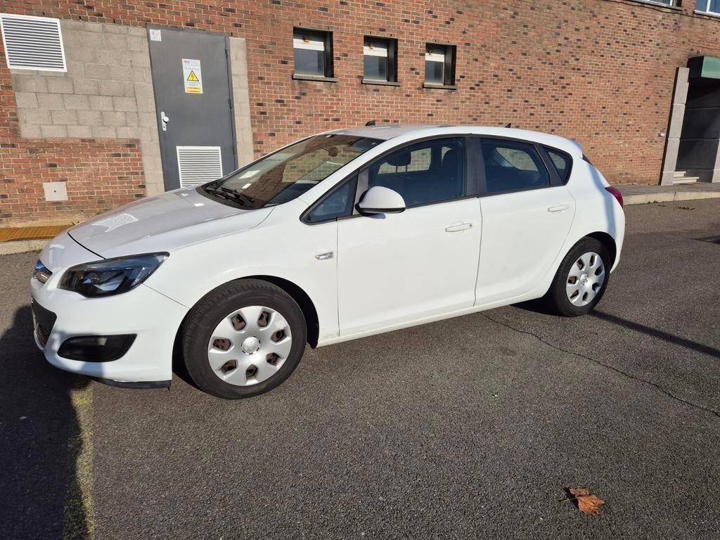 Opel Astra J, Euro 5, 4 cilinders, Leder en Stof, Wit