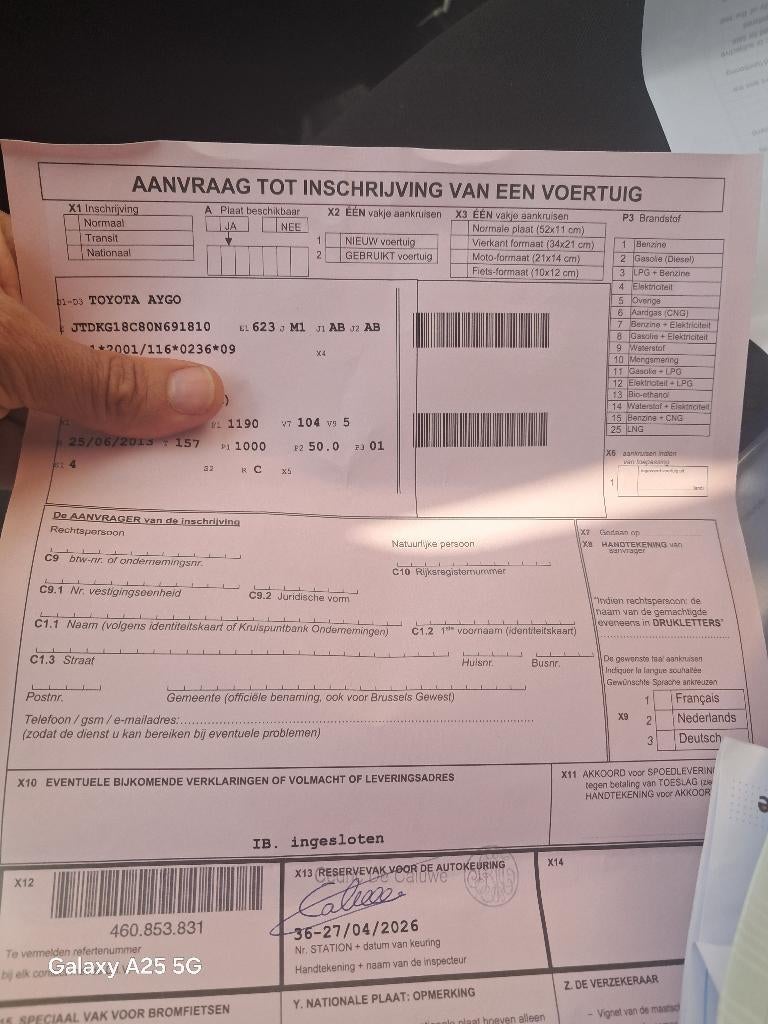 Toyota Aygo, Automaat, Euro 5, 50 kW, 5 zetels