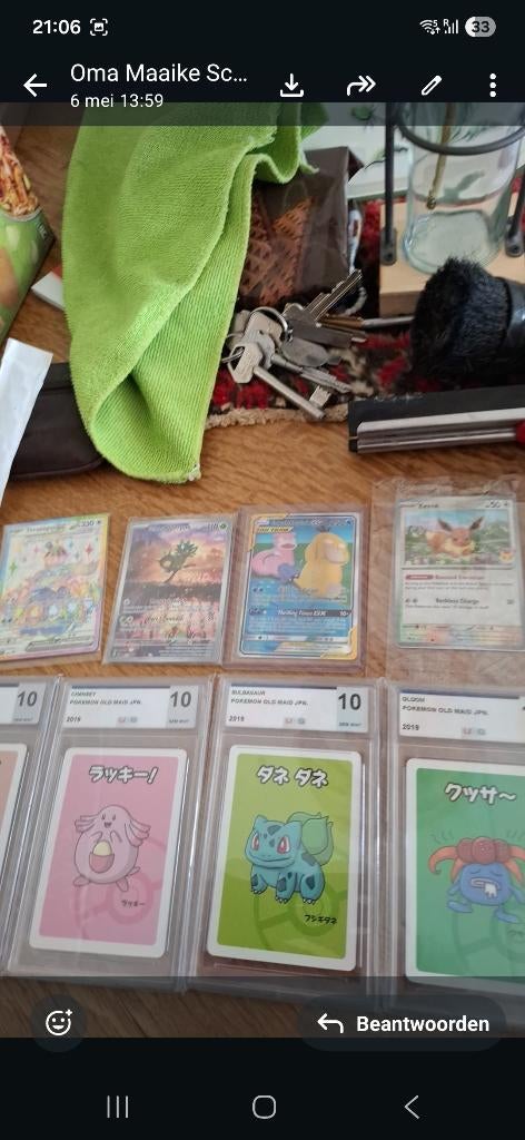Pokemon  slabs begint vanaf 20 euro, Hobby en Vrije tijd, Verzamelkaartspellen | Pokémon, Ophalen of Verzenden, Zo goed als nieuw