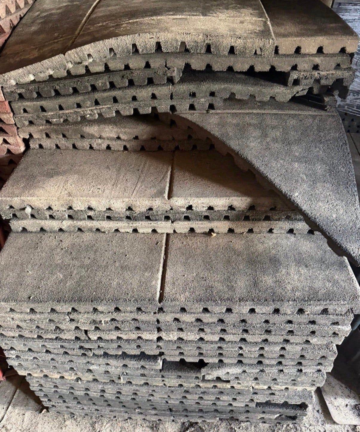 Rubberen snijmatten 4cm dik speeltoestel stal ed ruim 15m2, Enlèvement, Utilisé, Autres matériaux, 10 m²² ou plus