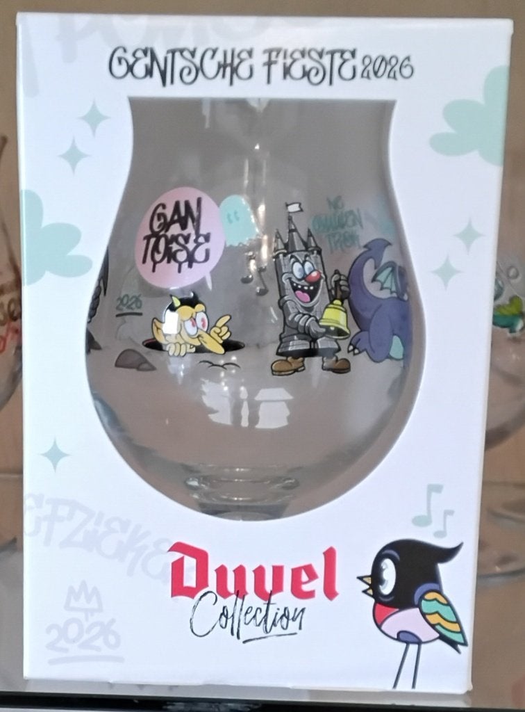 Duvelglas Gentse Feesten 2026, Ophalen, Nieuw, Bierglas