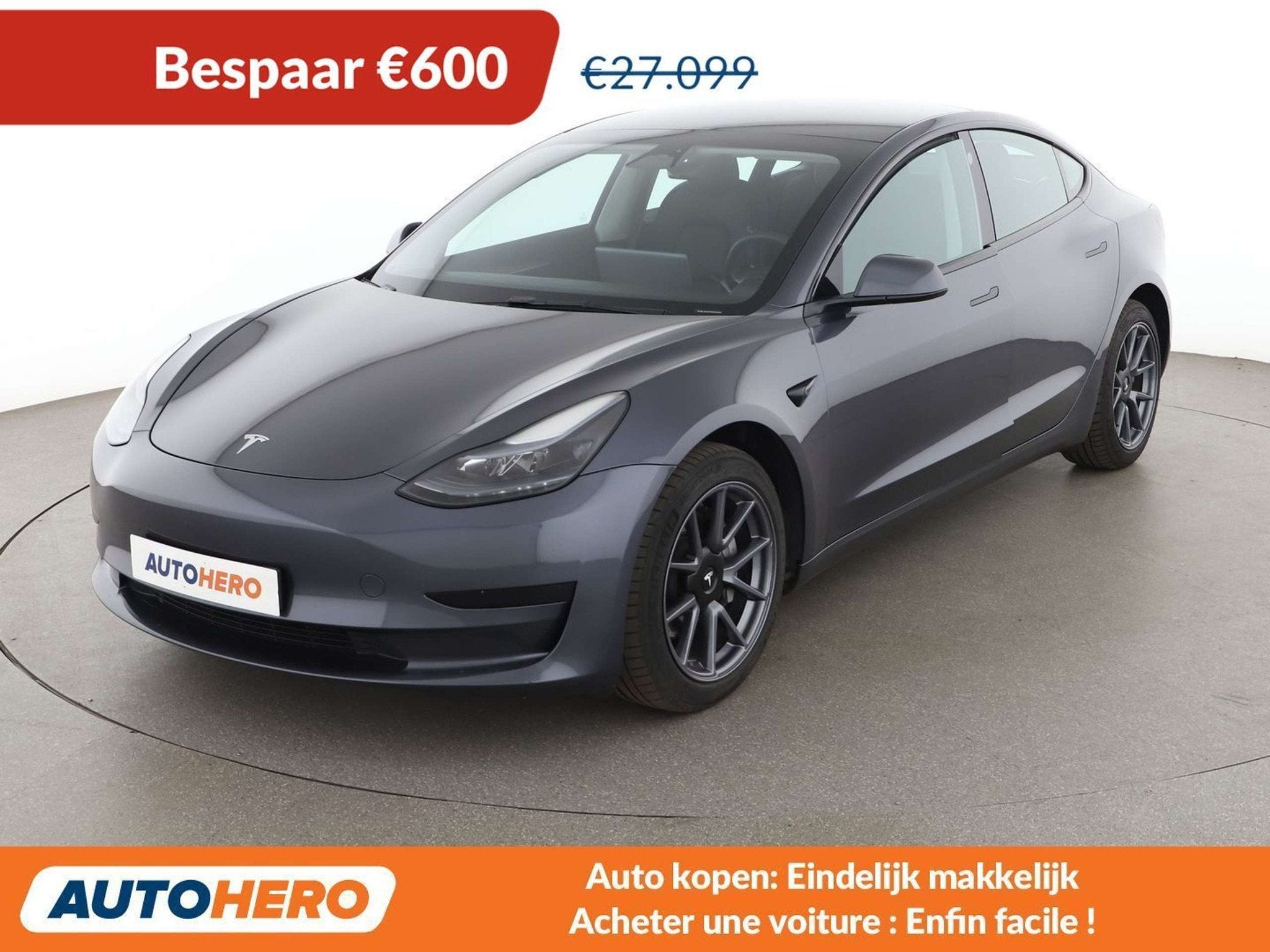 Tesla Model 3 Standard Range Plus (automatique), Autos, Cuir, Argent ou Gris, Achat, Automatique