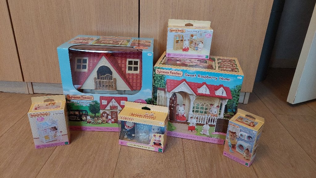Maisons, meubles et accessoires Sylvanian Families, Enlèvement, Comme neuf, Maison de poupées