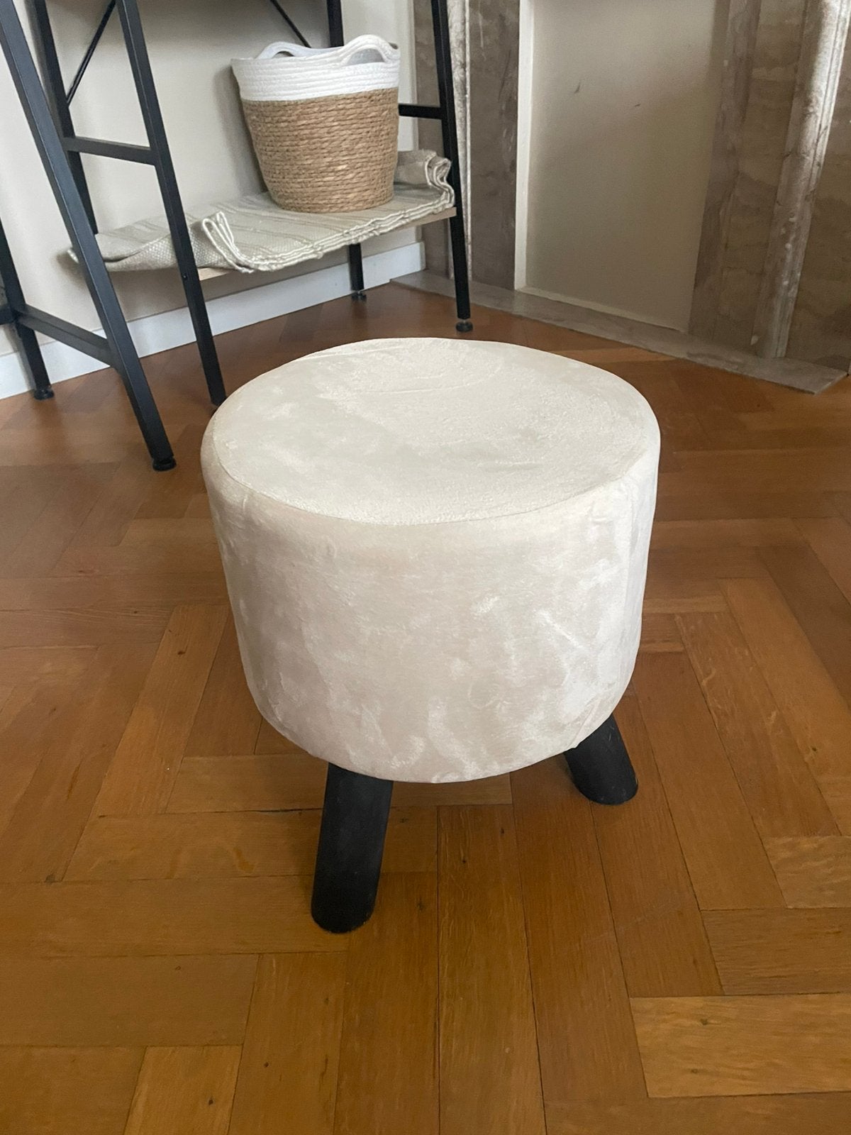 Pouf beige, Enlèvement, Comme neuf