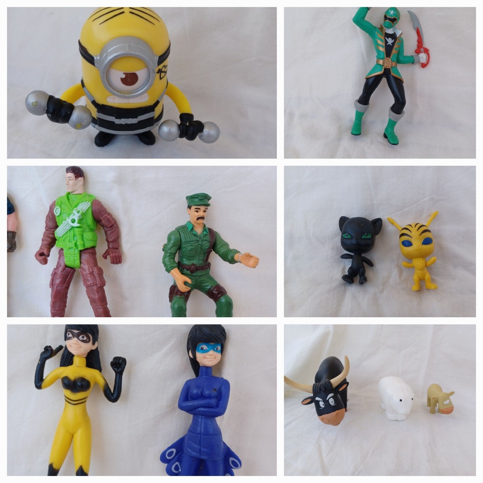 Set de figurines articulées. Certains sont vintage et de col, Enlèvement ou Envoi