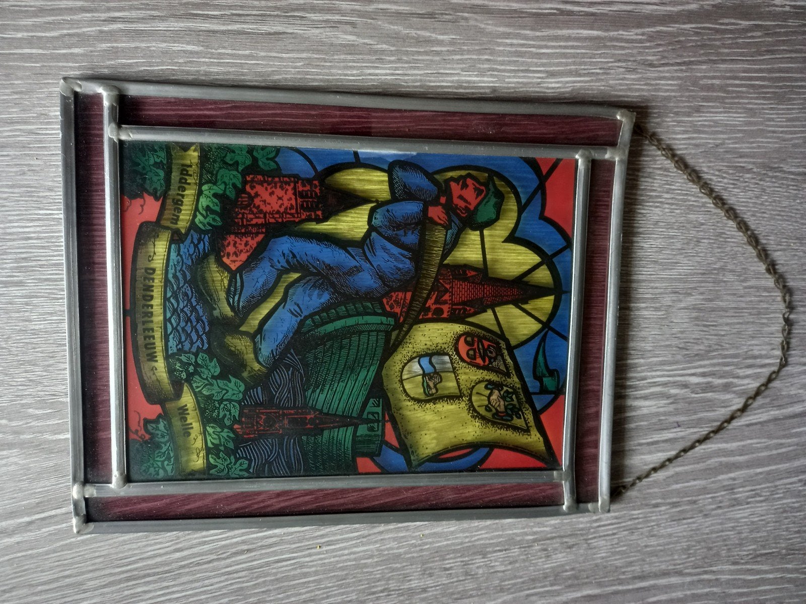 glasraam van denderleeuw, Ophalen