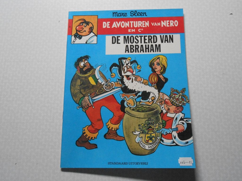 Nero 35 De mosterd van Abraham 1974. 1 ste druk., Willy Vandersteen, Eén stripboek, Nieuw, Ophalen of Verzenden