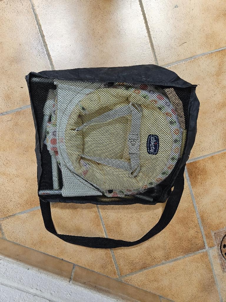 Chicco tafelstoel 360 draaibaar, Ophalen, Gebruikt, Hangstoel, Gordel(s)