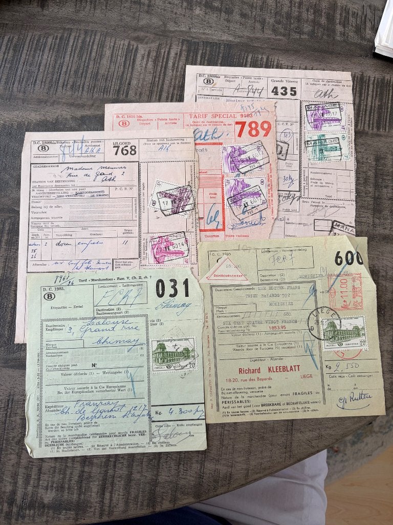 Belgische NMBS-labels., Ophalen of Verzenden, Trein