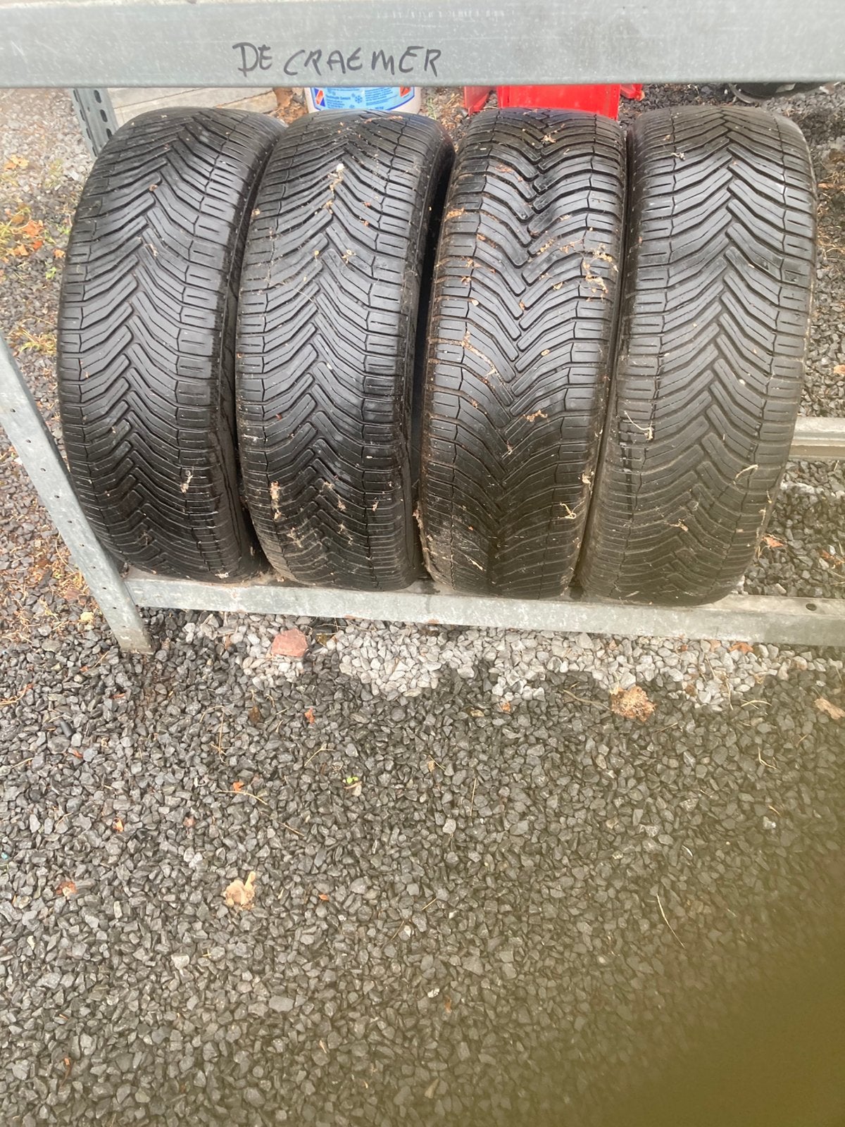 4 banden michelin 195/55-16  91V, Zakelijke goederen, Ophalen