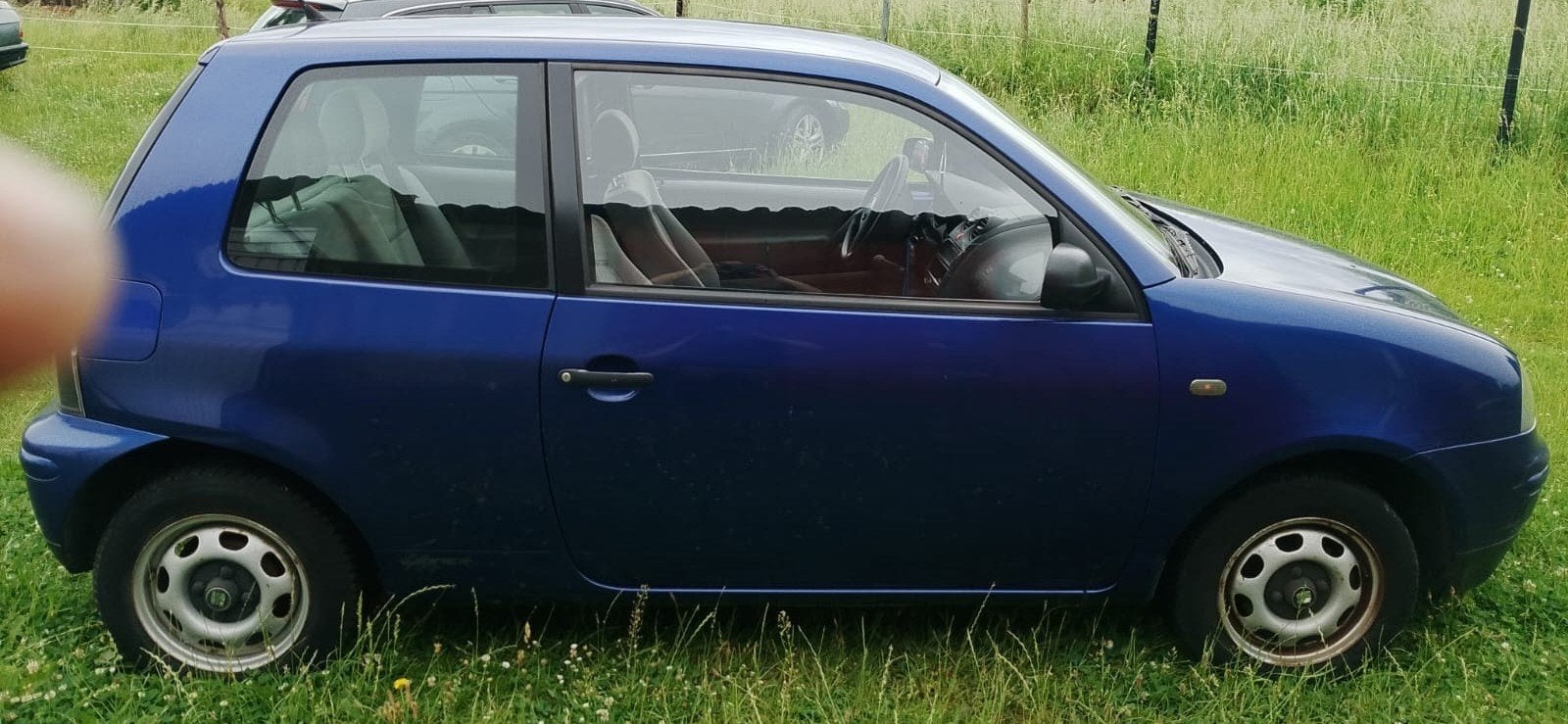 Seat Arosa 2002 - 1,0 MPI, Auto's, Beige, Arosa, Blauw, Handgeschakeld