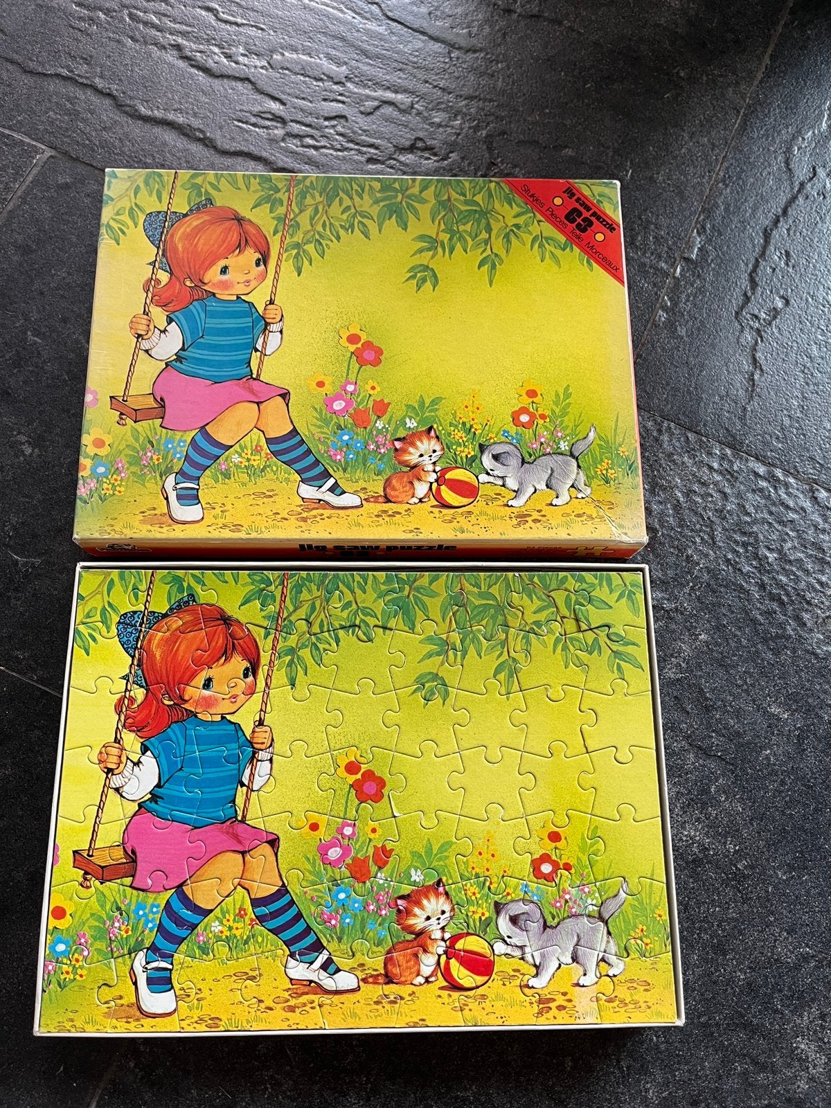 Jig Saw puzzel 63 stukken, Ophalen of Verzenden, Zo goed als nieuw