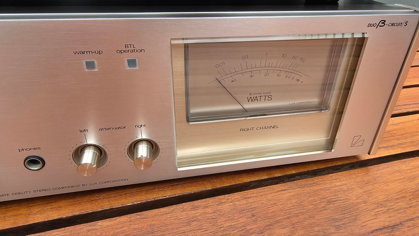 luxman m02, Enlèvement
