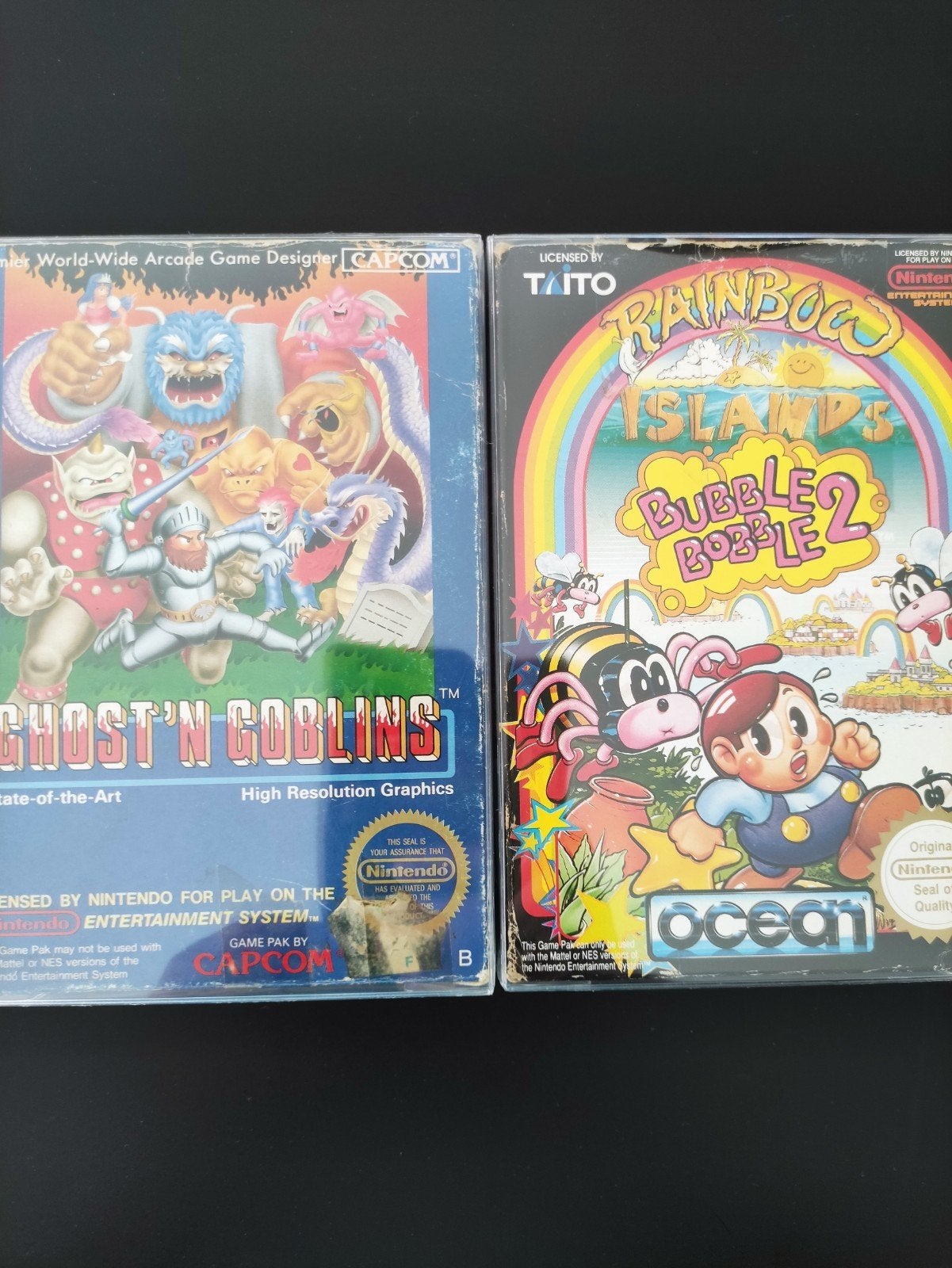 Ghosts'n Goblins. Rainbow island's Bubble Bobble 2 Nintendo, Hobby & Loisirs créatifs, Jeux de cartes à collectionner | Pokémon