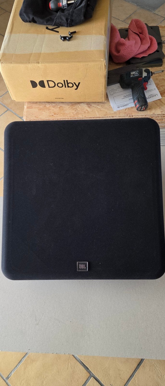 JBL 8340A, Enlèvement