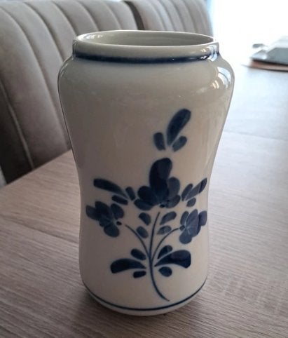 Blauw-witte vaas - Portugal, Maison & Meubles, Accessoires pour la Maison | Vases, Enlèvement ou Envoi, Pierre/céramique, Bleu