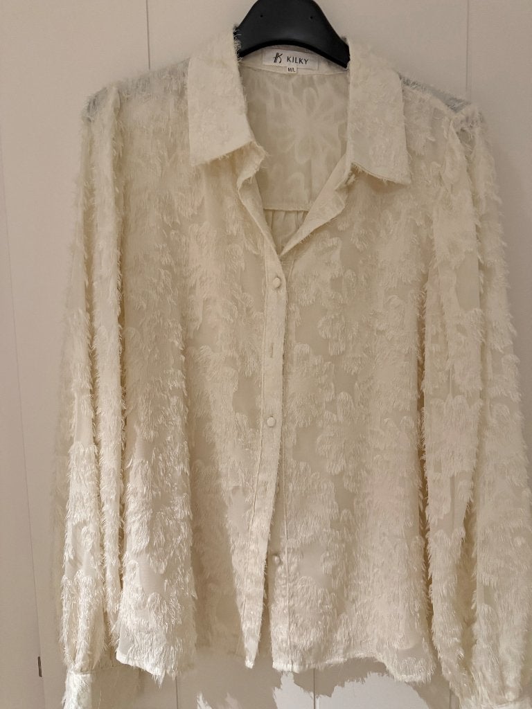 Bloes dames, Taille 42/44 (L), Beige, Comme neuf, Kilky