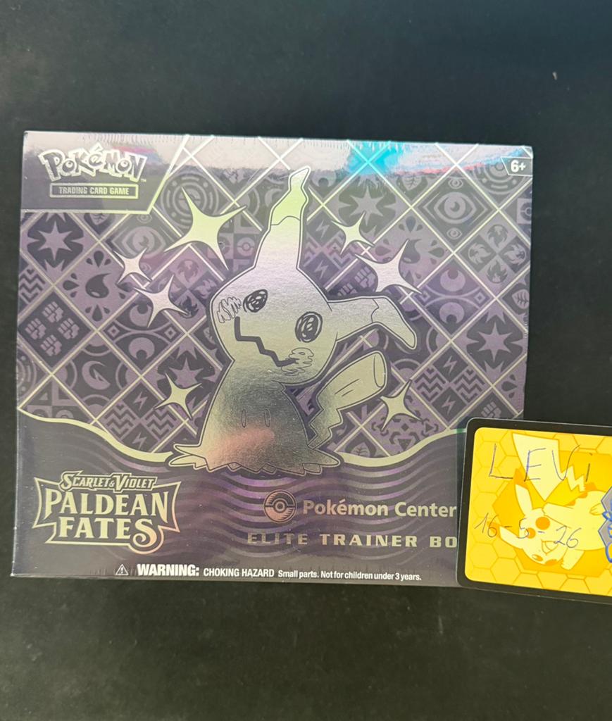 Paldean Fates Pokemon Center ETB, Ophalen of Verzenden, Zo goed als nieuw