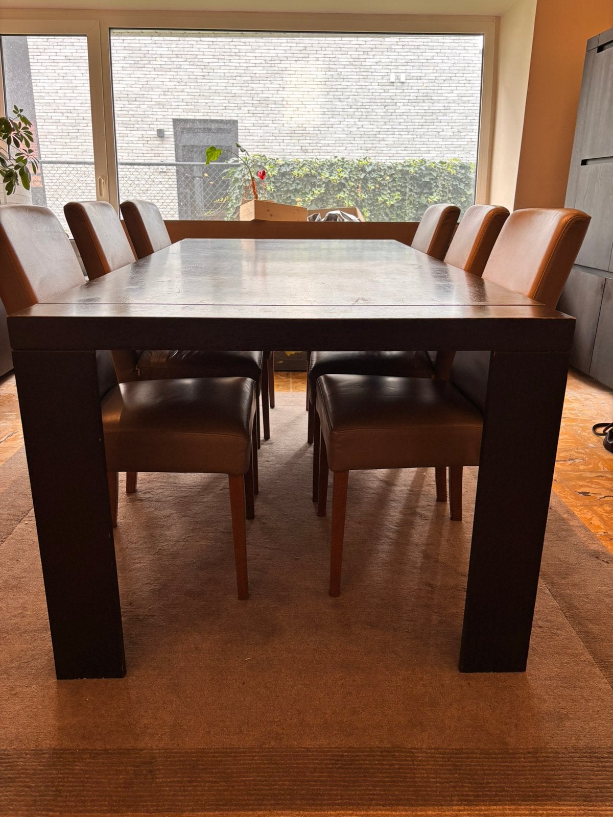 Volle houten meubels, complete woonkamer set, Huis en Inrichting, Ophalen, 4 tot 6 stoelen
