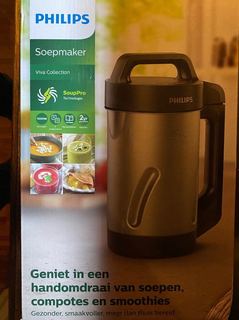 Soepmaker Philips, Ophalen of Verzenden, Nieuw, Soepmaker
