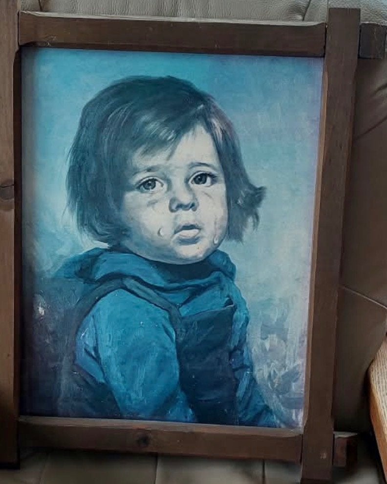 Tableau, Antiquités & Art, Enlèvement, Réaliste, Cadre spécial, Portrait ou Personnes