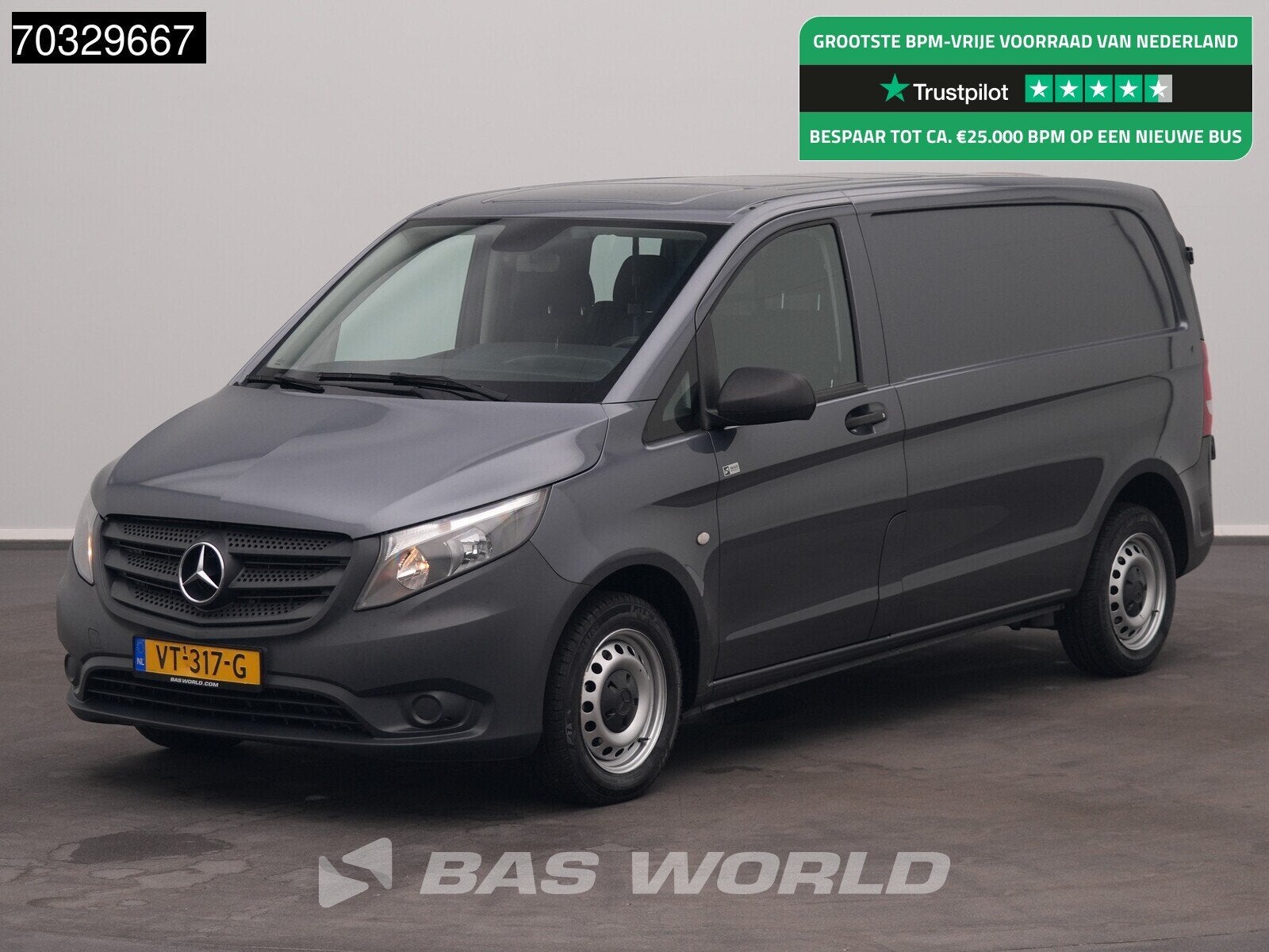 Mercedes Vito 111 L1H1 Trekhaak LED Airco L1 Kompakt Airco T, Auto's, Euro 5, Stof, 4 cilinders, 1999 kg