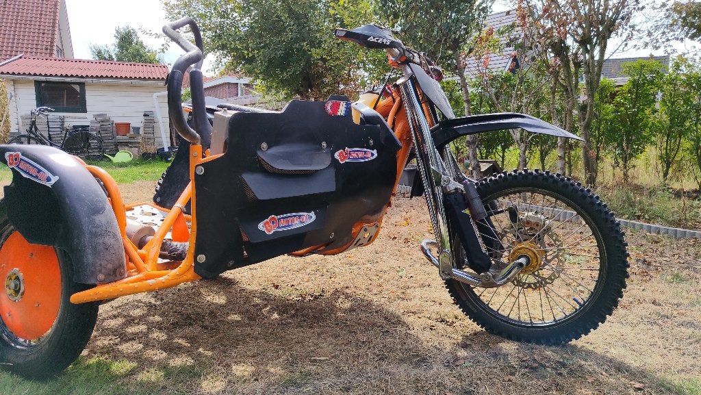Crosszijspan wht eml vmc ktm, Gebruikt, Meer dan 35 kW, 620 cc, 1 cilinder