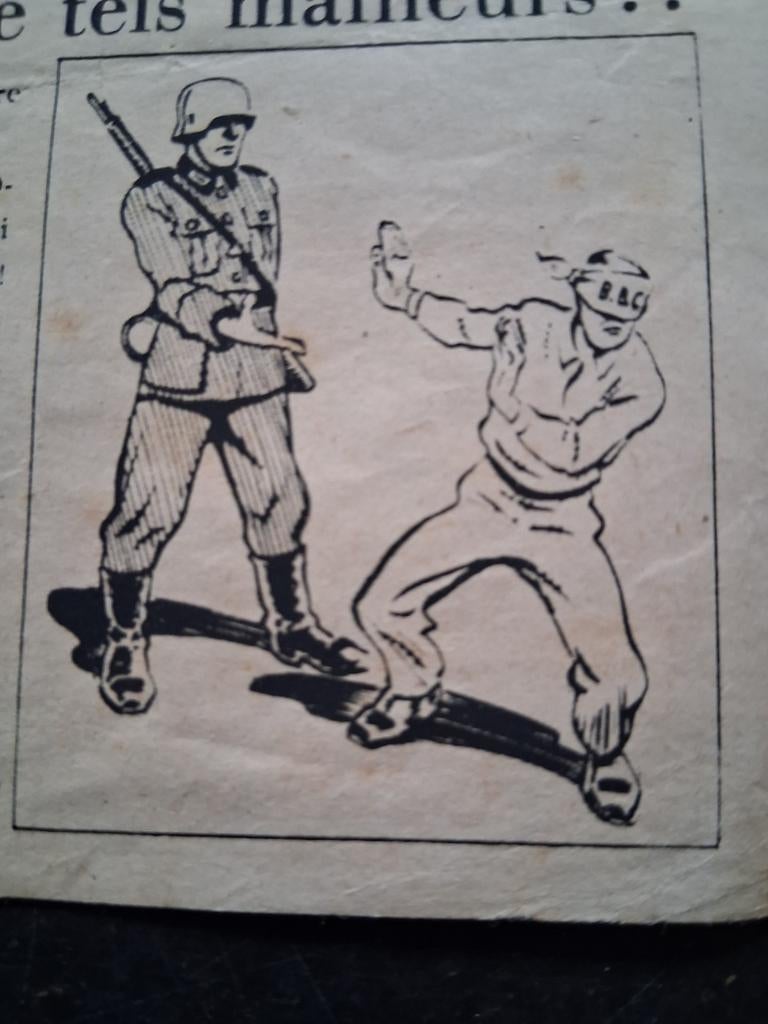 2x Duitse propaganda pamflet voor België Ardennen offensief, Verzamelen, Militaria | Tweede Wereldoorlog, Ophalen of Verzenden