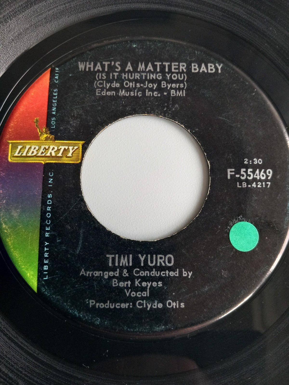 TIMI YURO . WHAT'S A MATTER BABY. 60S OLDIES USA 45T, Enlèvement ou Envoi