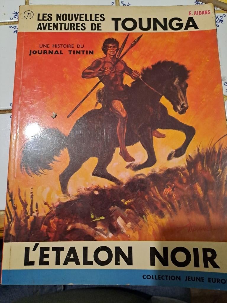 Tounga étalon noir Édouard Aidans, EO, Livres, BD, Une BD, Enlèvement, Comme neuf