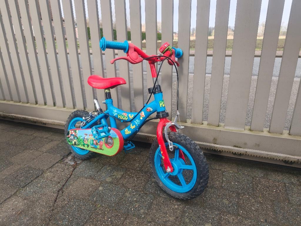 Kinderfiets 'Kabouter Plop' met zijwieltjes, Enlèvement, Utilisé, Moins de 16 pouces, Stabilisateurs