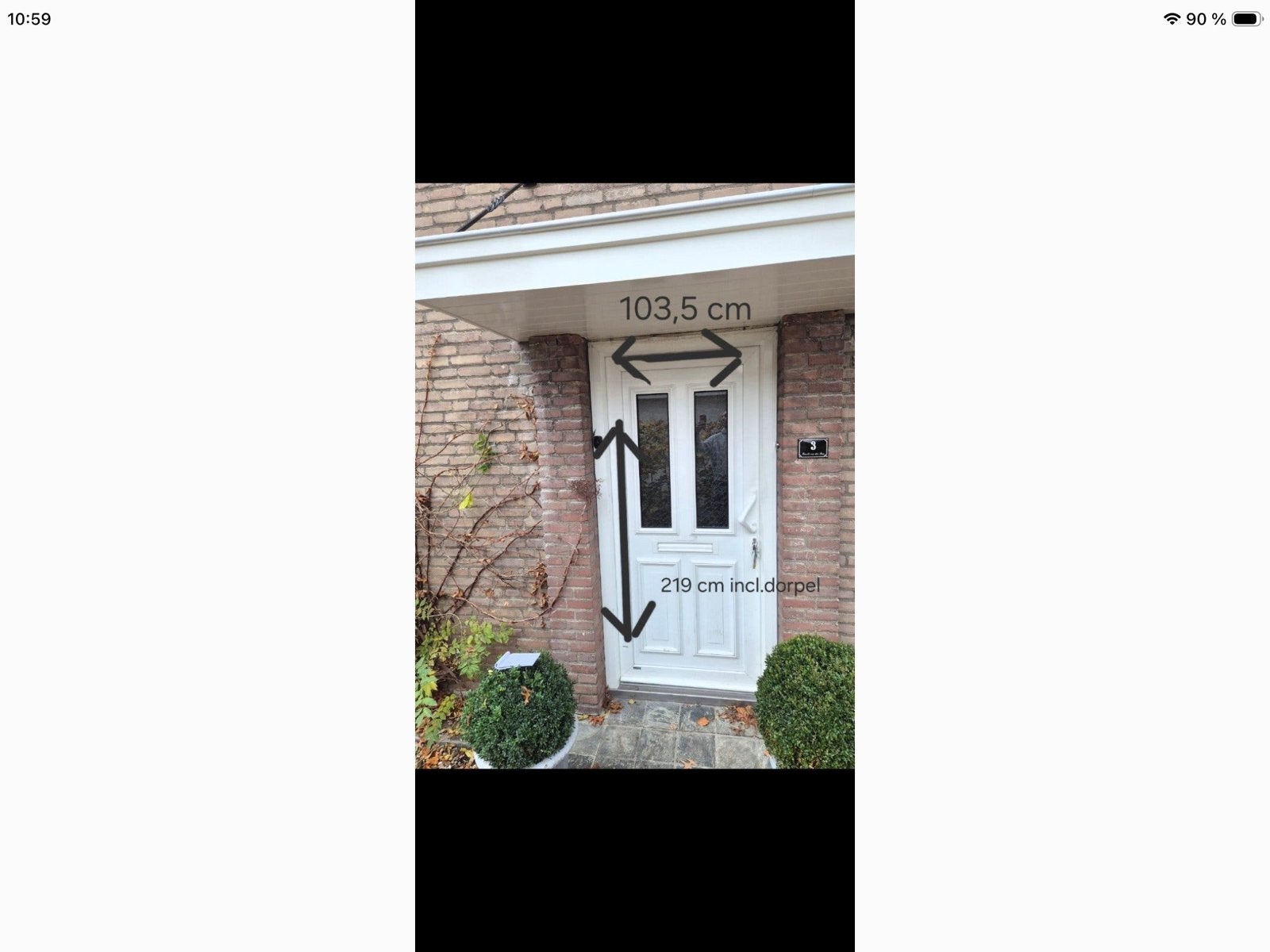 Porte d’entrée en PVC Bohaco, Enlèvement, Comme neuf, 150 à 225 cm