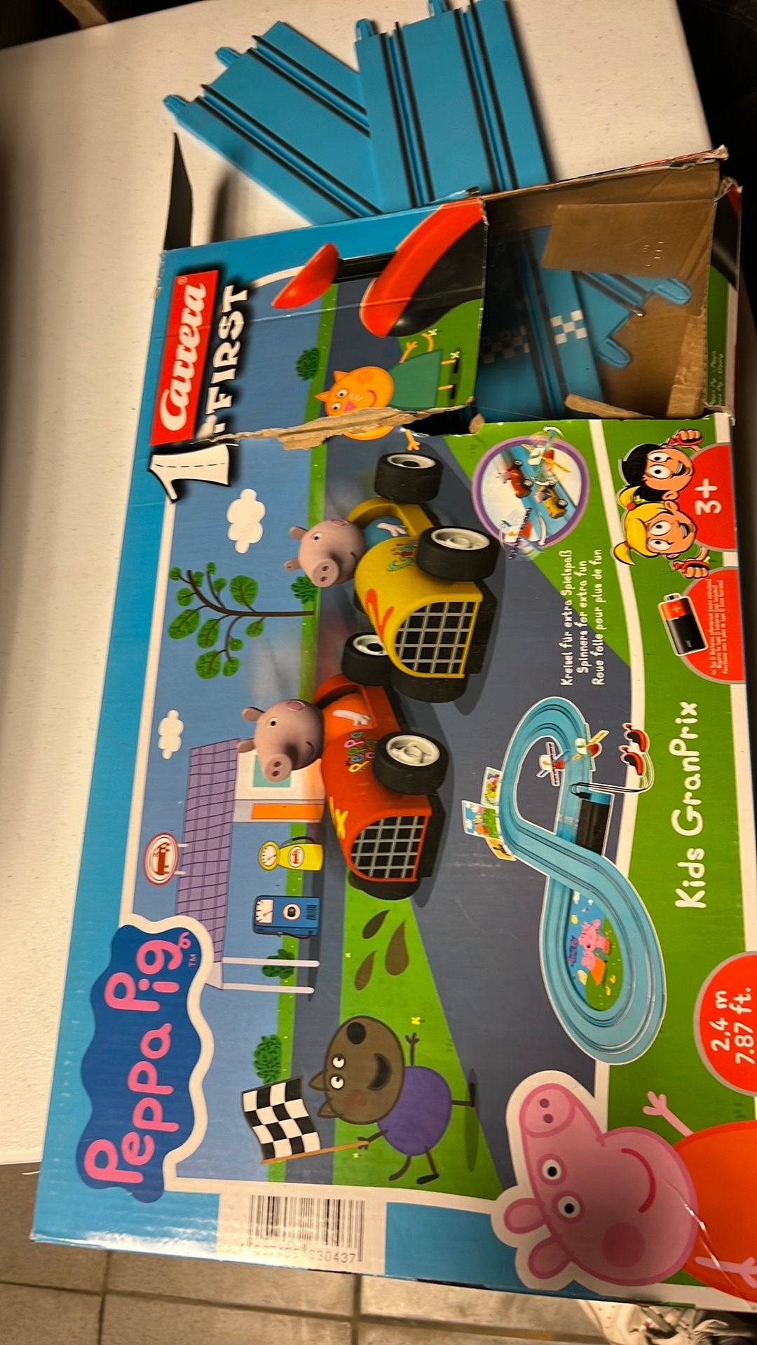 Peppa pig racebaan, Kinderen en Baby's, Ophalen, Zo goed als nieuw