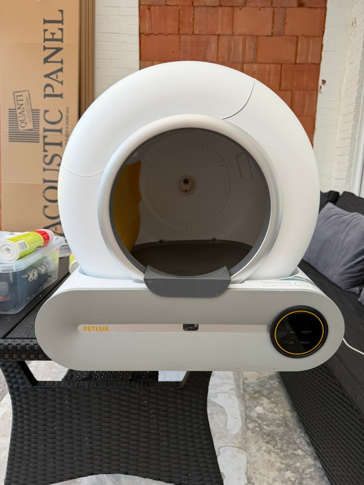 Automatische kattenbak, Animaux & Accessoires, Enlèvement, Autonettoyant, Utilisé, Fermé