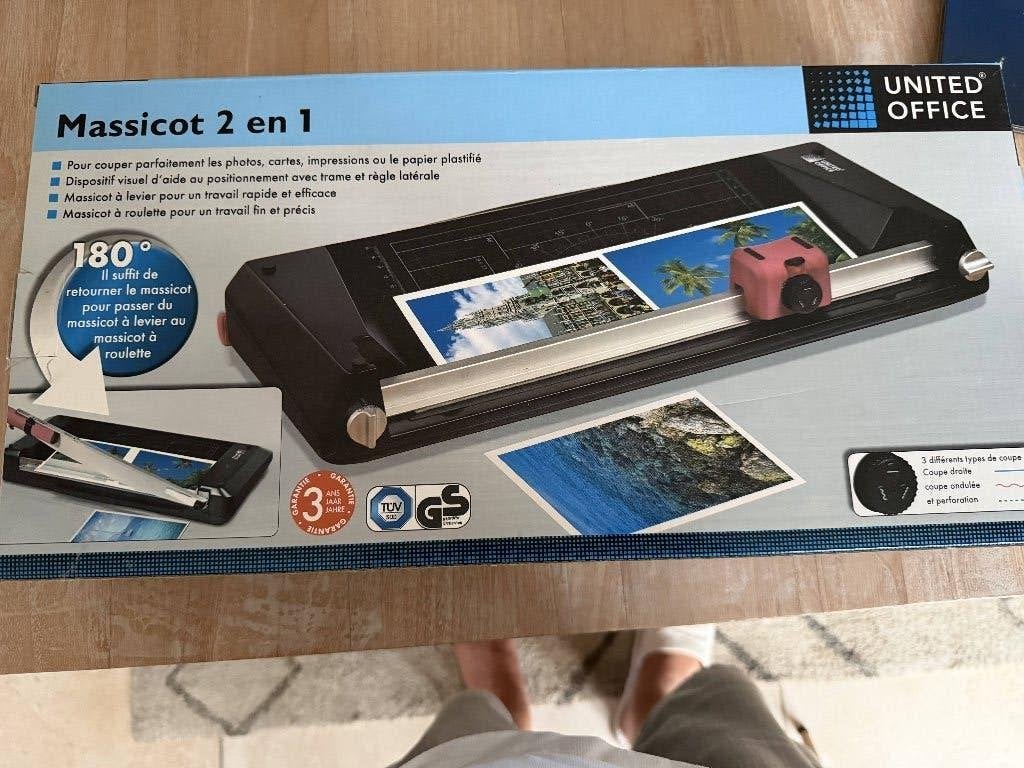 2-in-1 papiersnijder, Diversen, Bureau-accessoires, Ophalen, Nieuw
