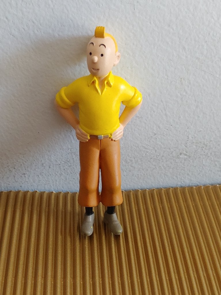 2010 Kuifje Moulinsart armen in zij, Ophalen of Verzenden, Kuifje, Zo goed als nieuw, Beeldje of Figuurtje