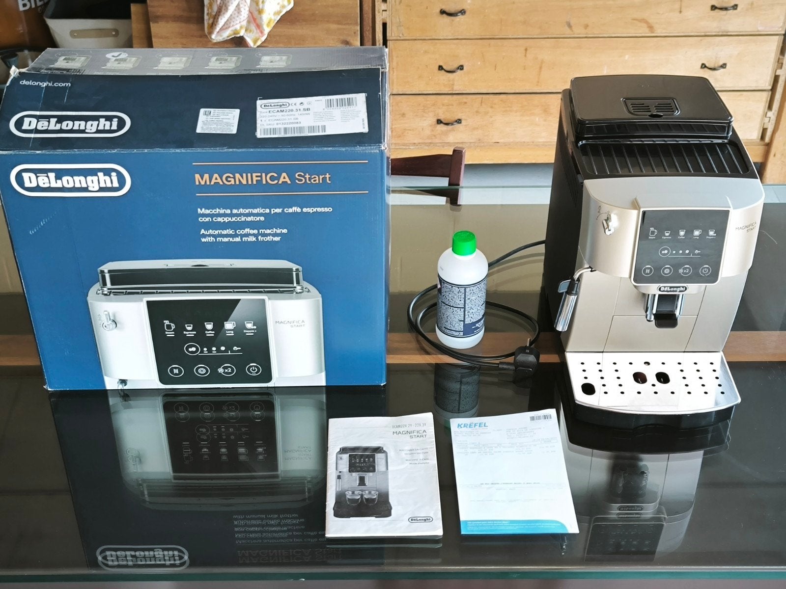 De’Longhi Magnifica Start, Electroménager, Cafetières, Autres modèles, Réservoir d'eau amovible, Enlèvement ou Envoi, 1 tasse