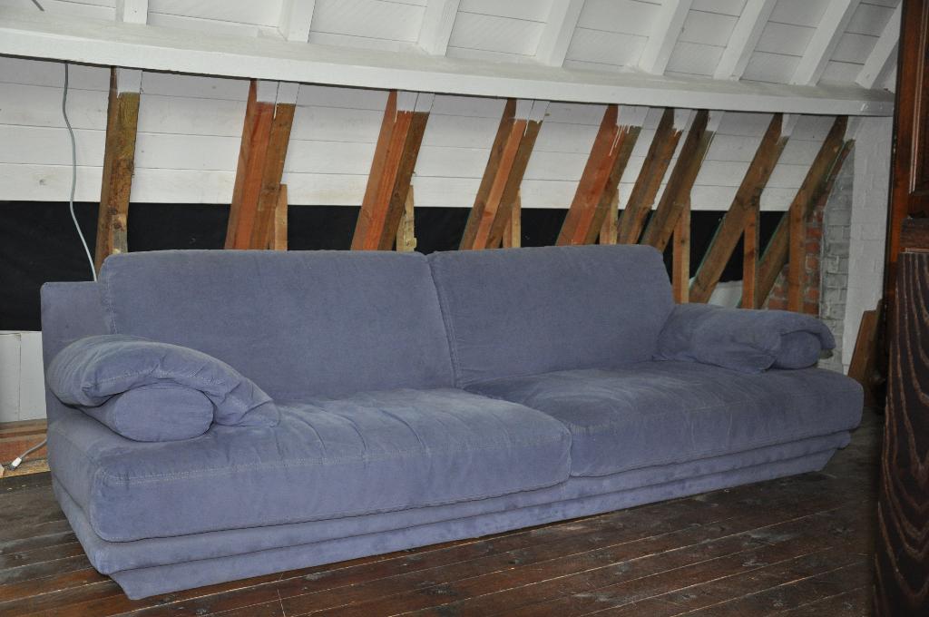 zetel in Alcantara stof, Huis en Inrichting, Zetels | Zetels, Ophalen, Gebruikt, Driepersoons, 75 tot 100 cm