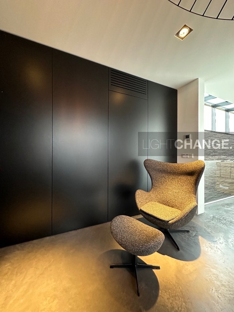 Fritz Hansen EGG Chair + Footstool, stof leder NIEUW in doos