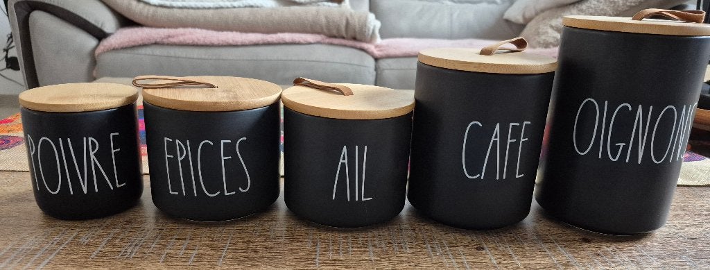 Pots de cuisine (lots de 5 pièces), Pot de stockage, Enlèvement ou Envoi, Neuf