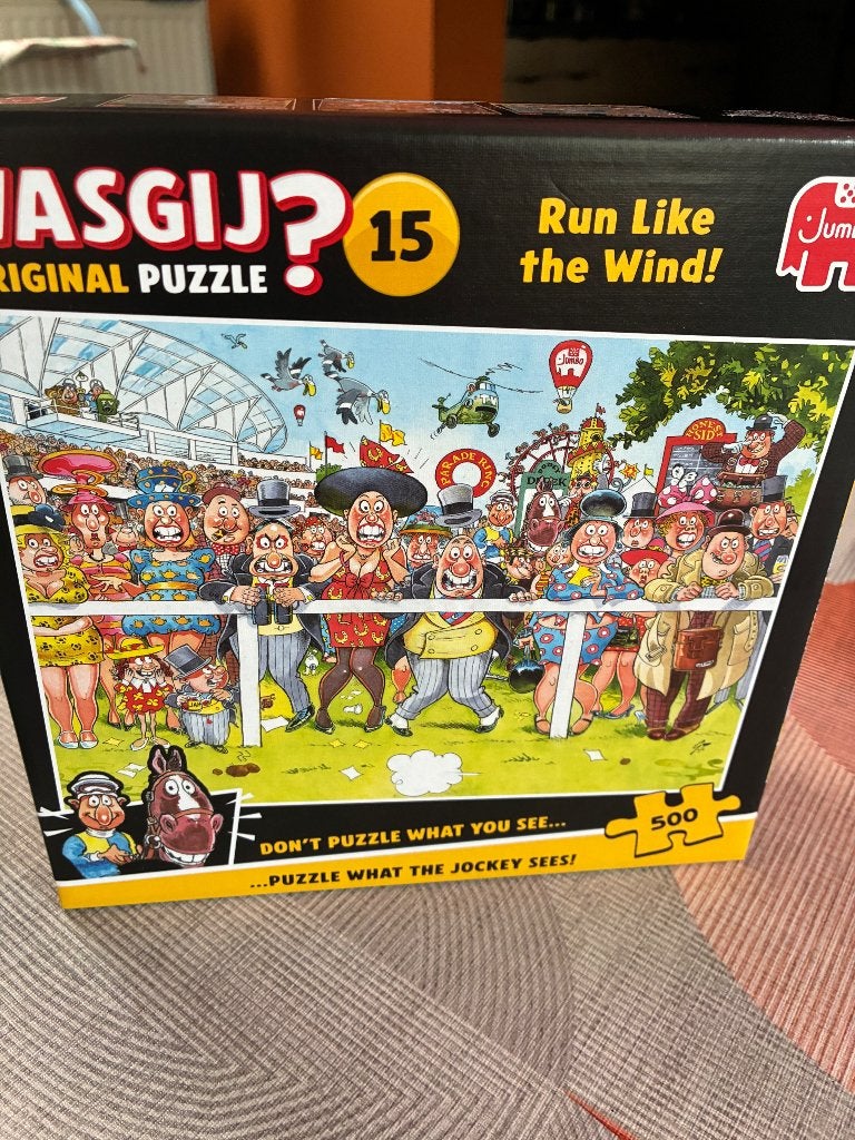 Wasgij puzzel 500st, Enlèvement, 500 à 1500 pièces, Comme neuf, Puzzle