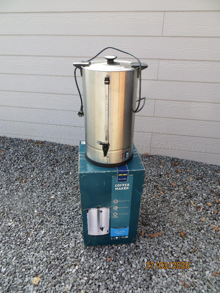 Professionele percolator, Elektronische apparatuur, Koffiezetapparaten, Ophalen, Overige modellen, 10 kopjes of meer, Gemalen koffie