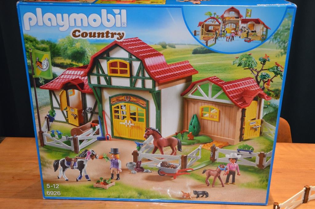 Playmobil country paardrijclub 6926, Ophalen, Zo goed als nieuw, Complete set