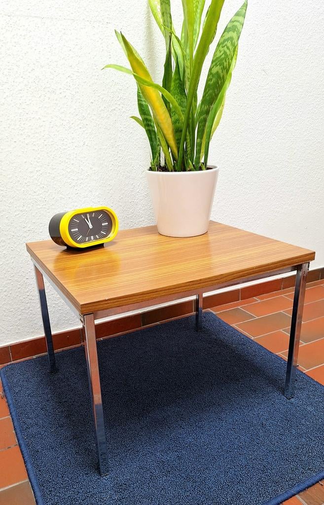 Vintage bijzettafeltje 70's seventies, Minder dan 50 cm, Minder dan 50 cm, Zo goed als nieuw, Minder dan 50 cm