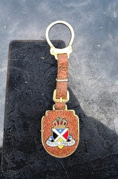 Vintage 'Royal Sabena' sleutelhanger, Ophalen
