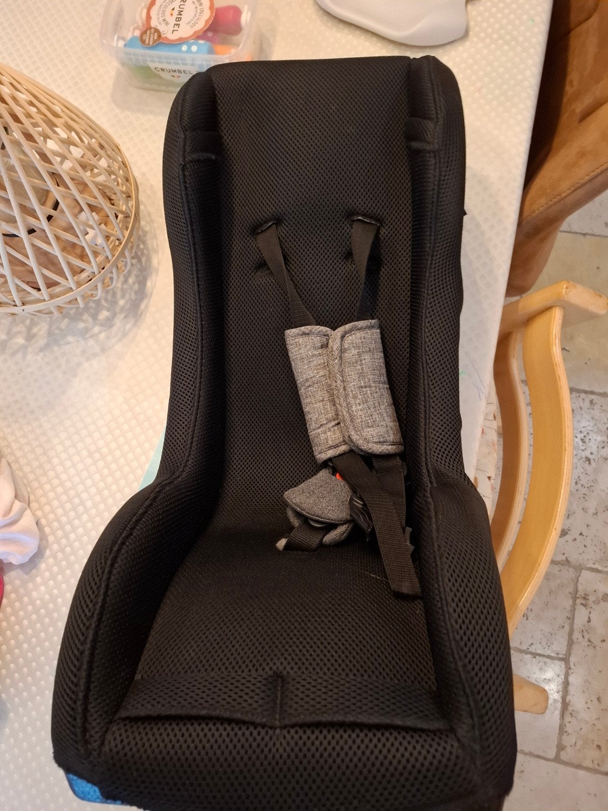peuterschaal voor bakfiets., Vélos & Vélomoteurs, Enlèvement, Comme neuf, Siège avant