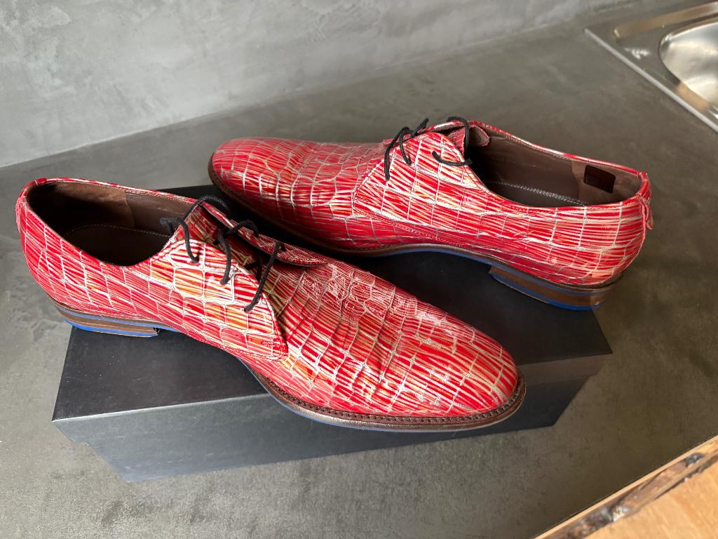 Floris van Bommel maat 9 (43) 14104, Kleding | Heren, Schoenen, Overige kleuren, Floris van Bommel, Ophalen of Verzenden, Gedragen
