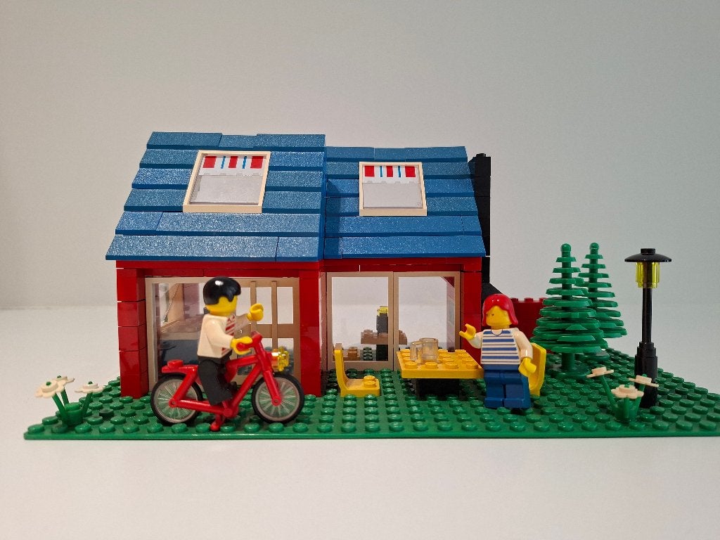 LEGO Weekendhuis, Lego, Ensemble complet, Instructions incluses, Enlèvement