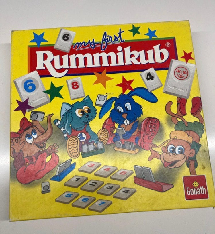 My first Rummicub 4-10 yr, Ophalen of Verzenden, Zo goed als nieuw