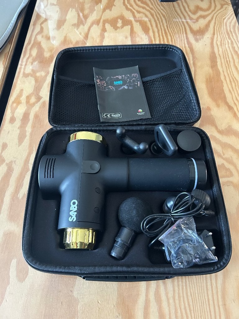 Sanbo Massage Gun Professioneel Elite - Krachtig 4000 RPM, Enlèvement ou Envoi, Comme neuf, Appareil
